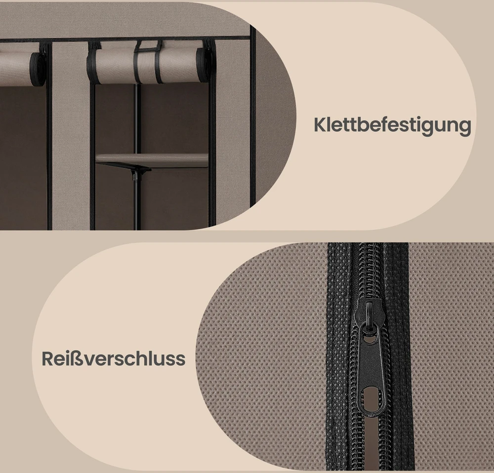 Songmics Drabužių spinta 45x150x175 cm