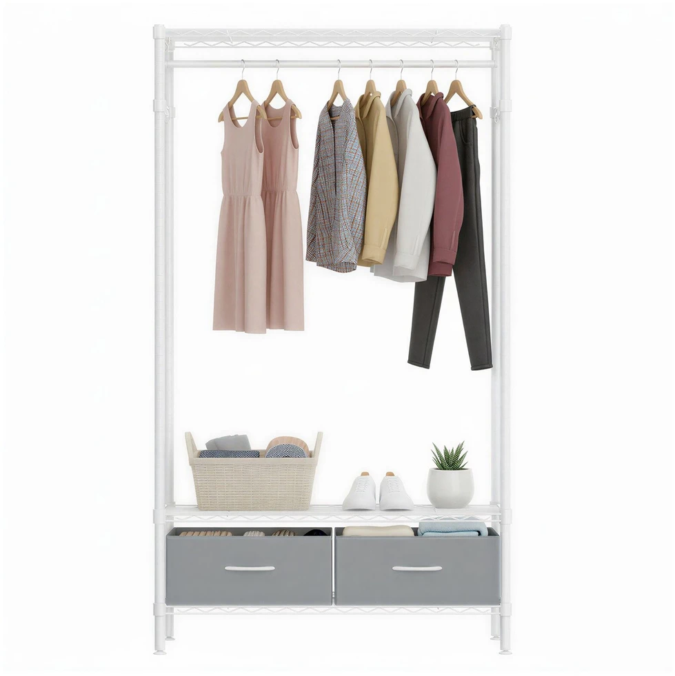 Songmics Drabužių stovas 40 x 90 x 180 cm