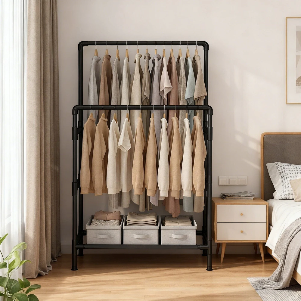 Songmics Drabužių stovas 83 x 45 x 157 cm