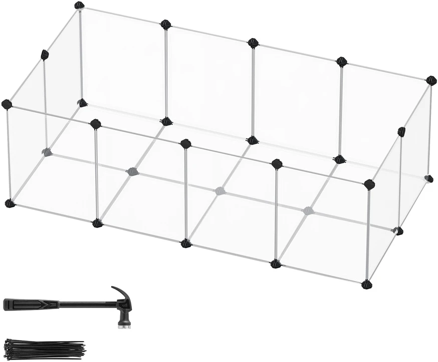 Songmics Mažų gyvūnų narvas 143 x 73 x 46 cm
