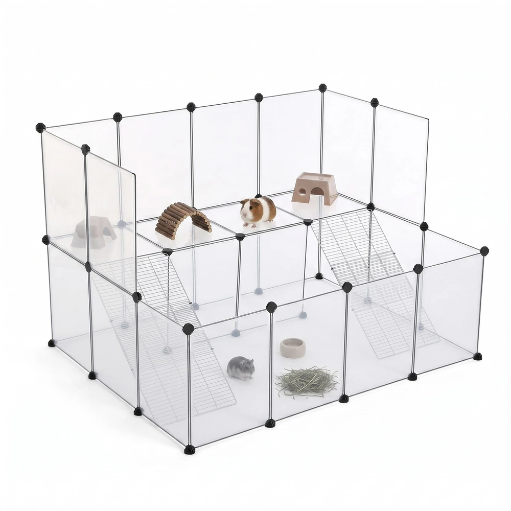 Songmics Smulkių gyvūnų aptvaras, 143 x 108 x 92 cm