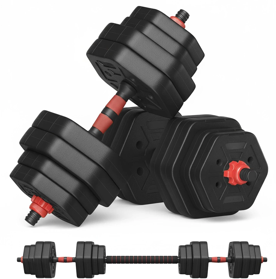 Songmics Hantelių rinkinys Hexagon 30 kg