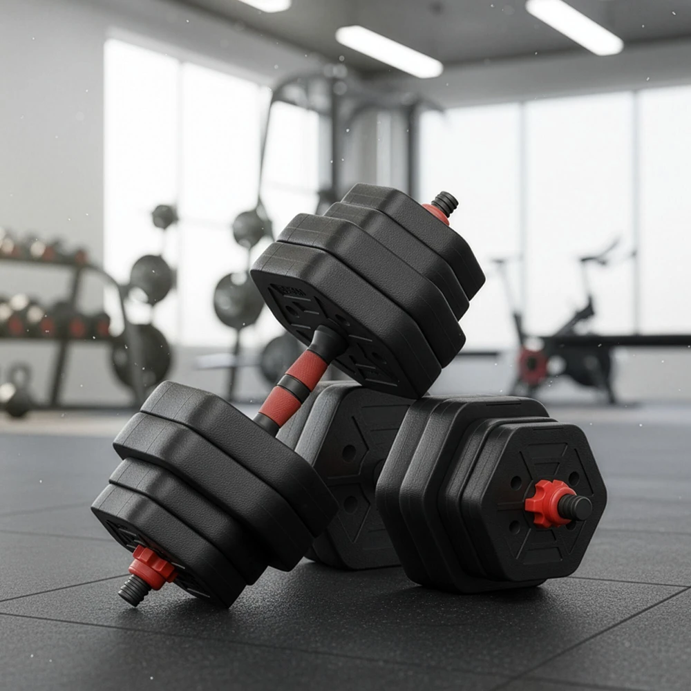 Songmics Hantelių rinkinys Hexagon 30 kg
