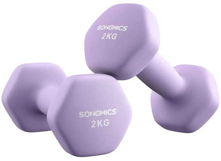 Songmics Hanteliai 2 vnt. rinkinys jėgos treniruotės fitnesas namuose