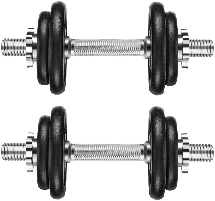 Hanteliai SONGMICS 20 kg juodos spalvos