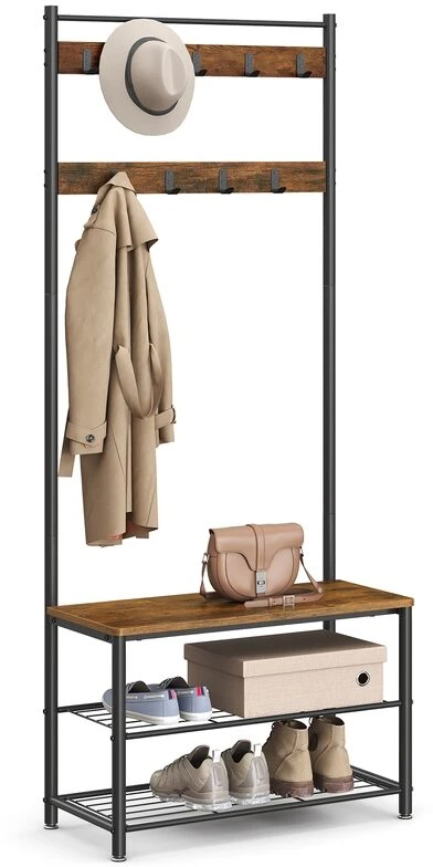 Songmics DRABUŽIAI/RUDA/JUODA/70X32X175CM