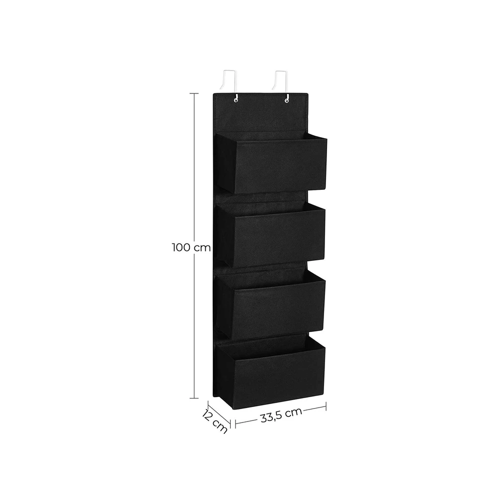 Songmics Kabantis organizatorius, 33,5x12x100 cm, Juodas