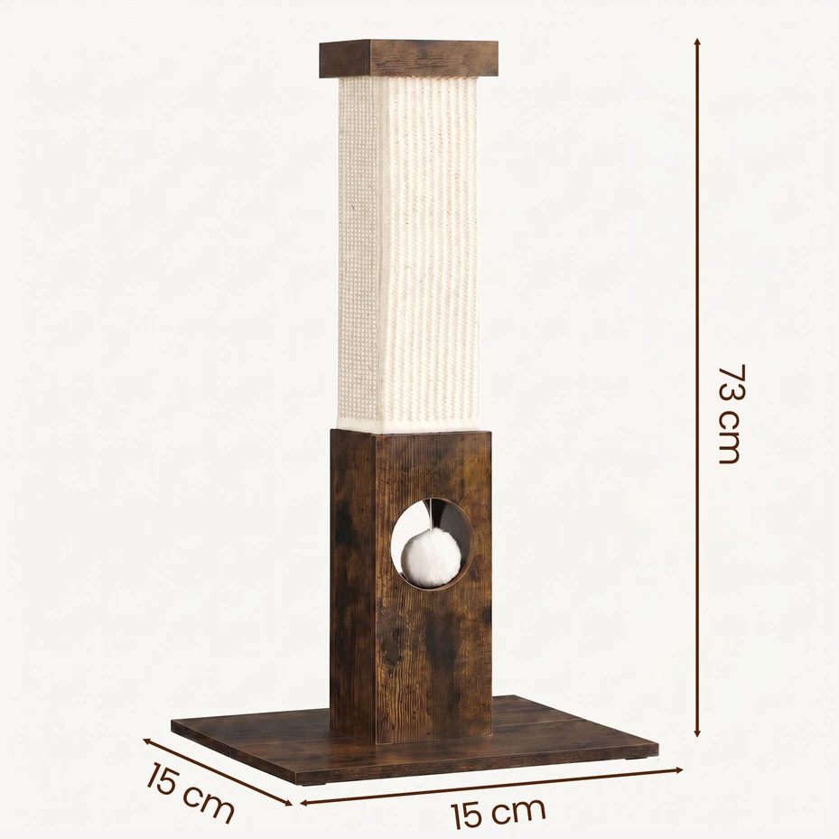 Songmics Feandrea kates medis 73 cm su žaislu