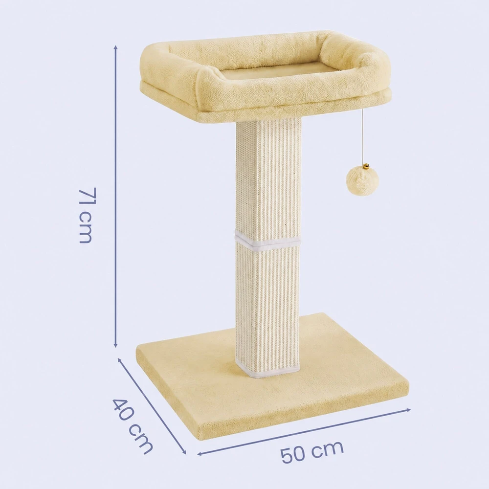 Songmics Kačių draskyklė 71 cm, medžio drožlių plokštė