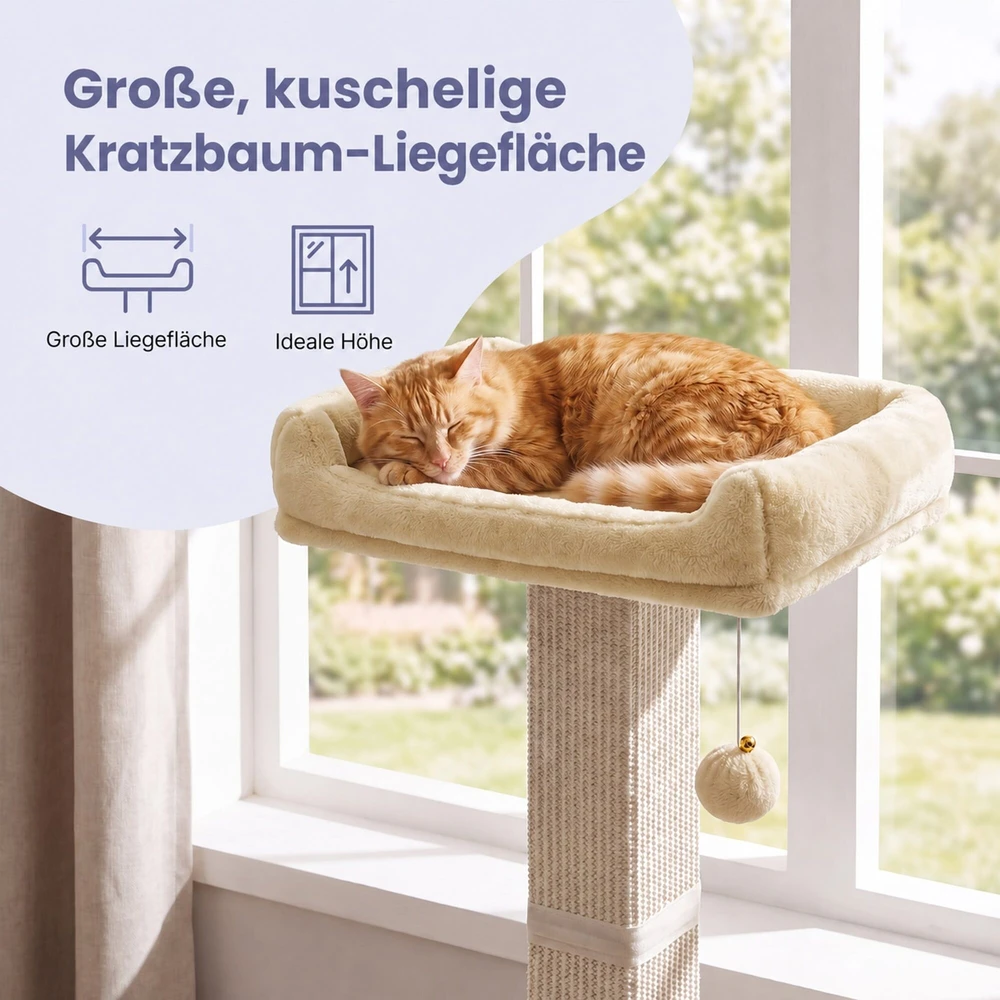 Songmics Kačių draskyklė 71 cm, medžio drožlių plokštė