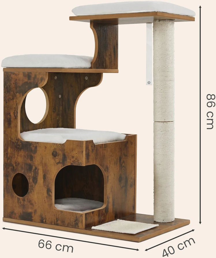 Songmics Feandrea Draskyklė 88 cm vintage ruda