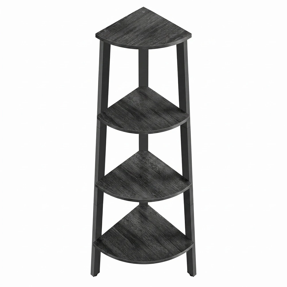 Songmics Kampinė lentyna 33,4x33,4x125 cm