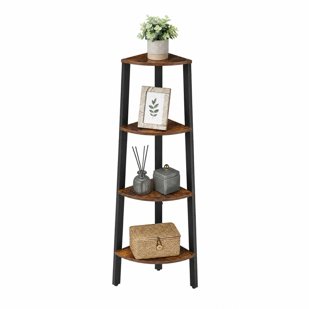 Songmics Kampinis lentyna 34x125x34 cm, 4 lentynos