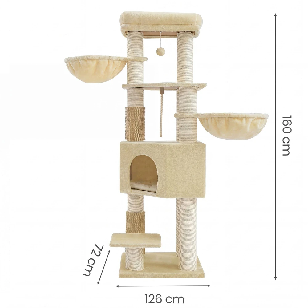 Songmics Kačių draskyklė 160 cm