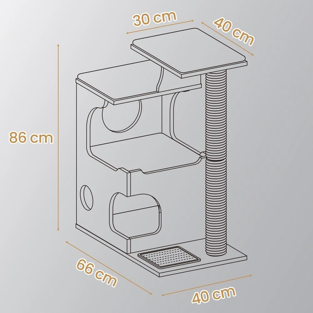 Songmics Kačių draskyklė 86 cm