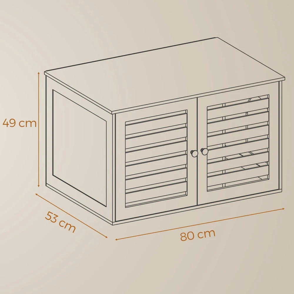 Songmics Namelis katėms, 80x53x49,2 cm