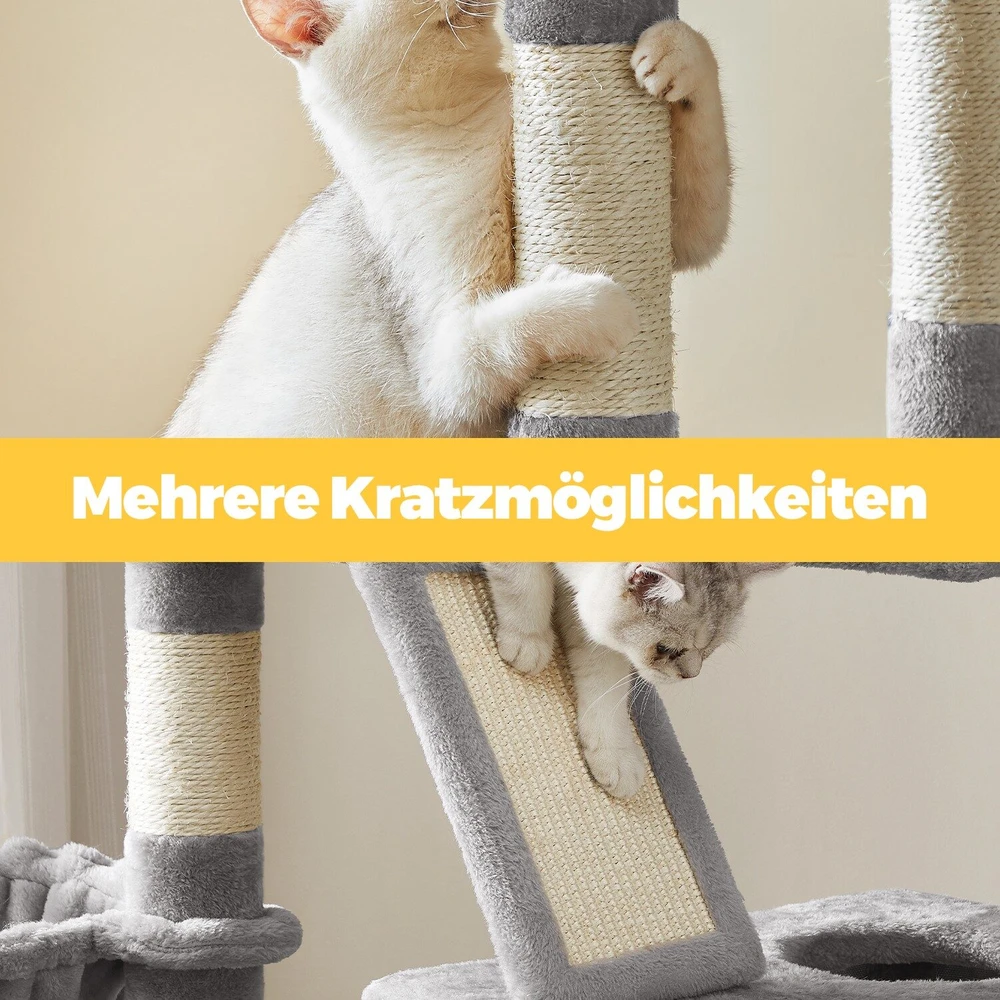 Songmics Feandrea Draskyklė 206 cm aukščio, kačių medis, su 13 draskyklių