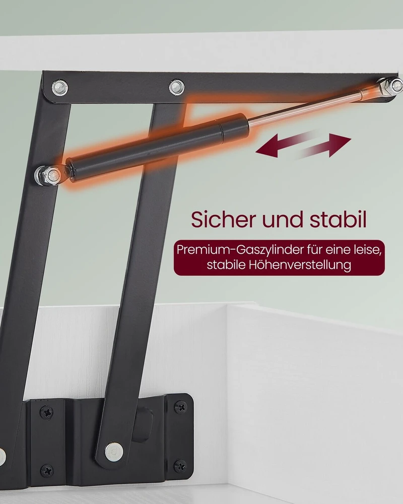 Songmics Kavos staliukas 50 x 100 x 45/58,5 cm