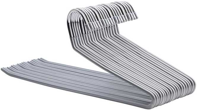 Songmics Kelnės pakaba, 38x14.5x0.5 cm, pilka