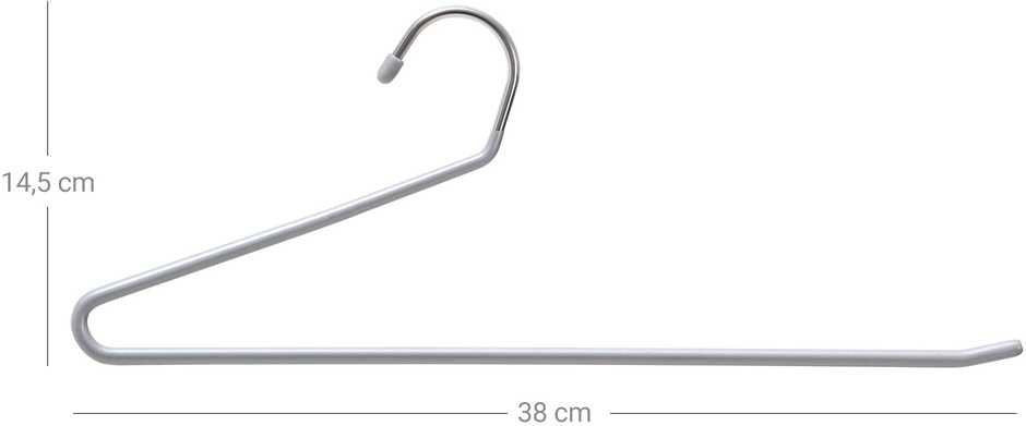 Songmics Kelnės pakaba, 38x14.5x0.5 cm, pilka