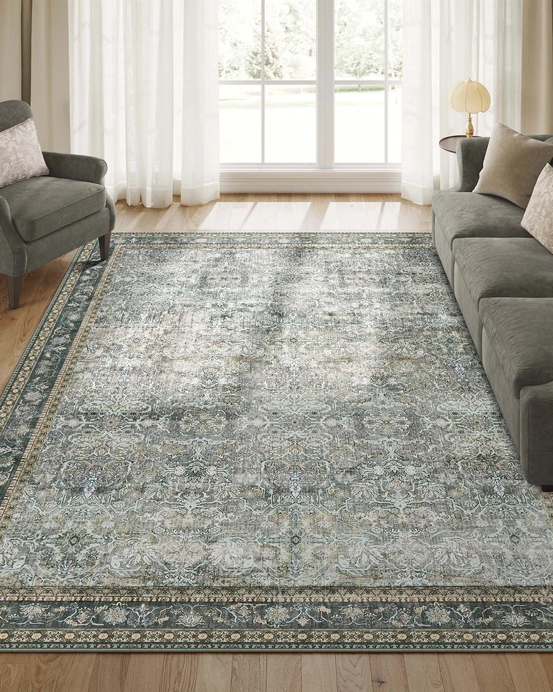 Songmics Kilimas 160x230 cm graikinio riešuto spalvos