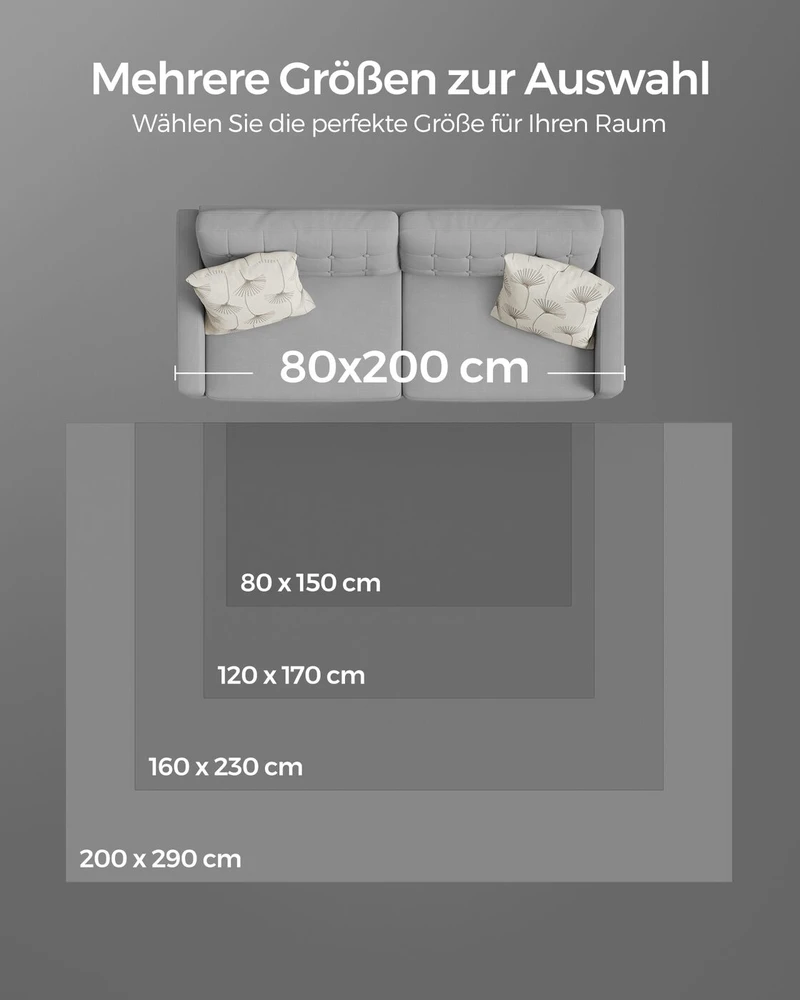 Songmics Klimas 170 × 120 cm