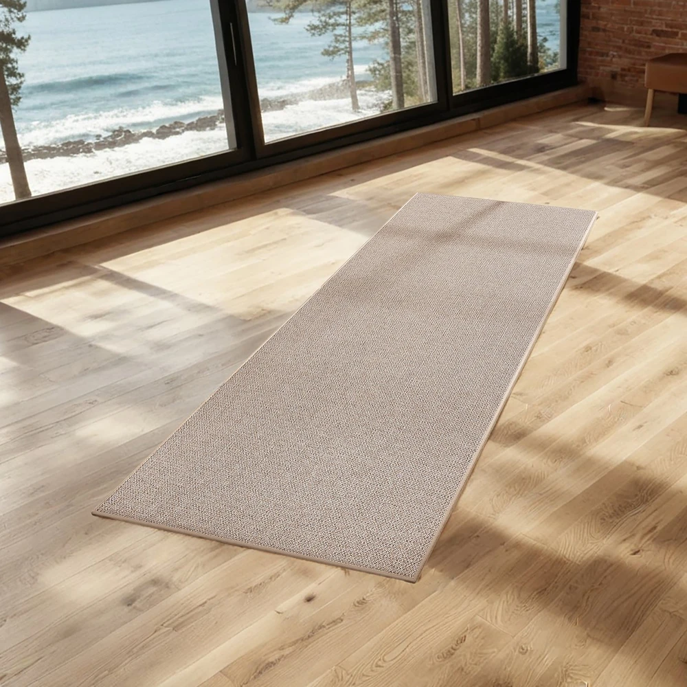 Songmics Kilimas 80 x 200 cm, smėlio spalvos