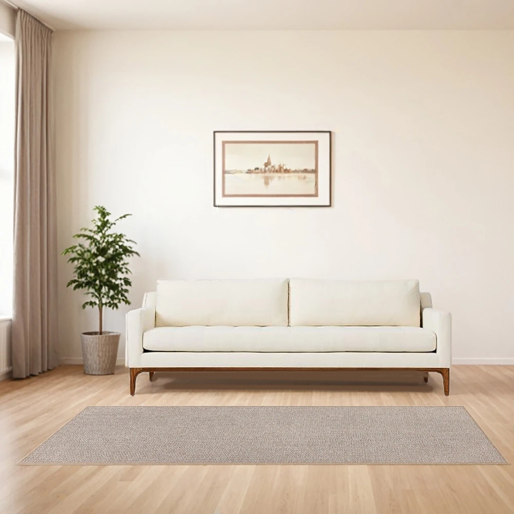 Songmics Kilimas 80 x 200 cm, smėlio spalvos