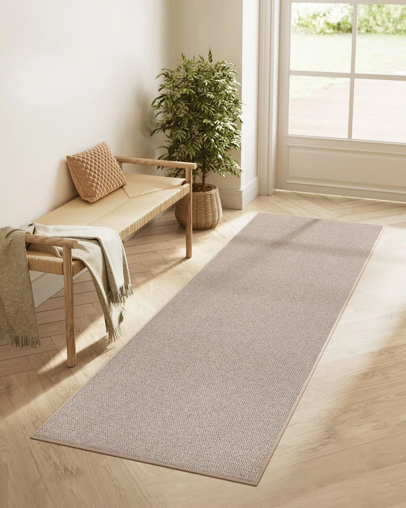 Songmics Kilimas 80 x 200 cm, smėlio spalvos