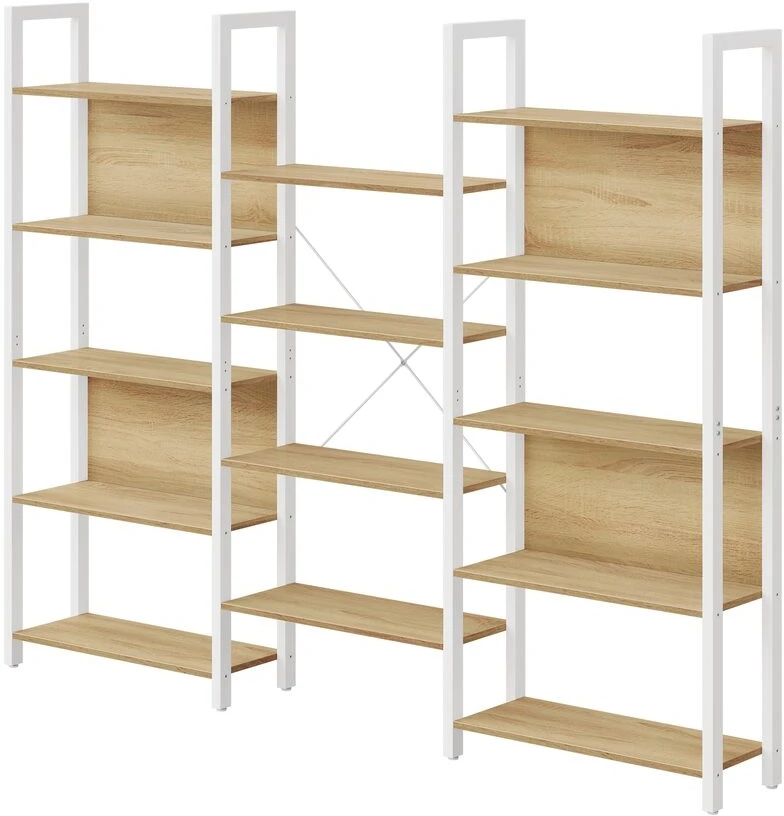 Songmics Knygų lentyna 24 × 128 × 166 cm