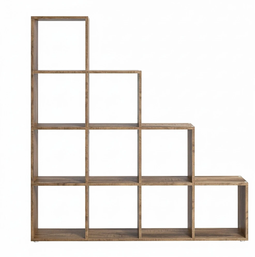 Songmics Atvira lentyna 29x129,5x129,5 cm ruda