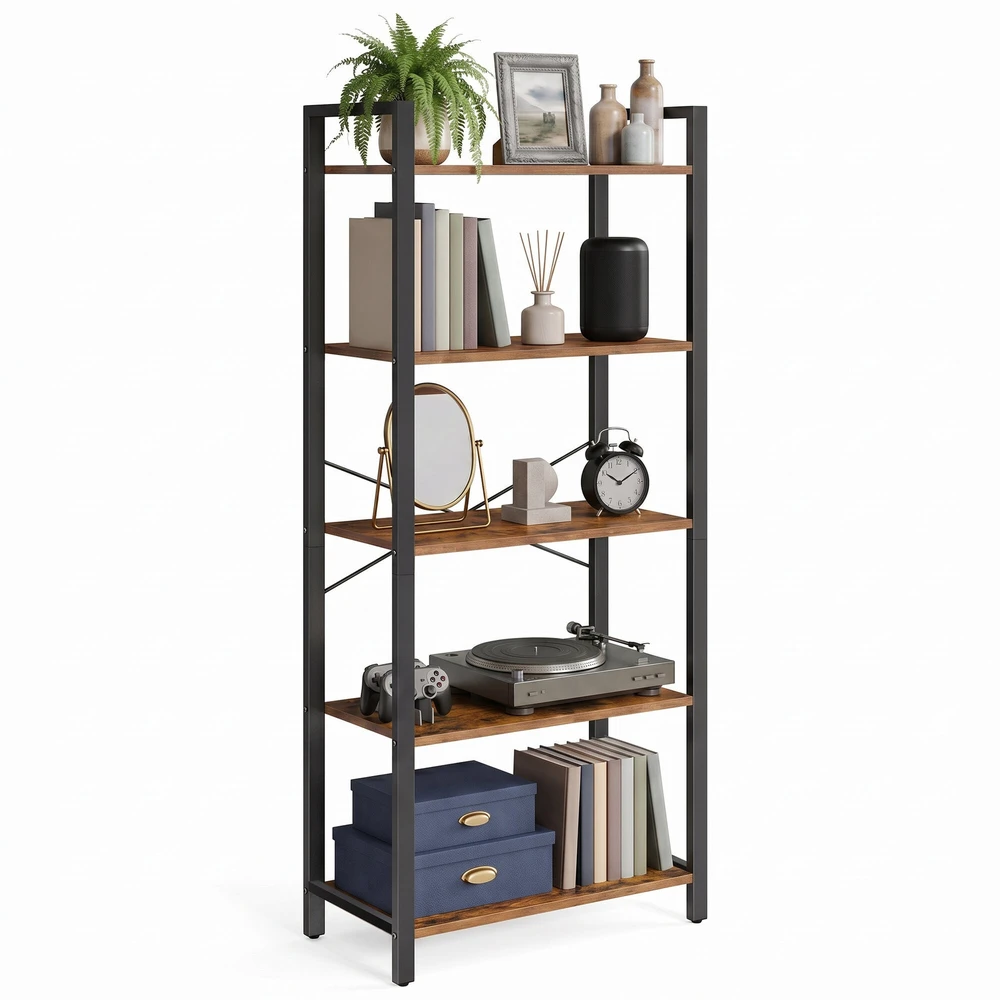 Songmics Knygų lentyna 66 x 30 x 153 cm