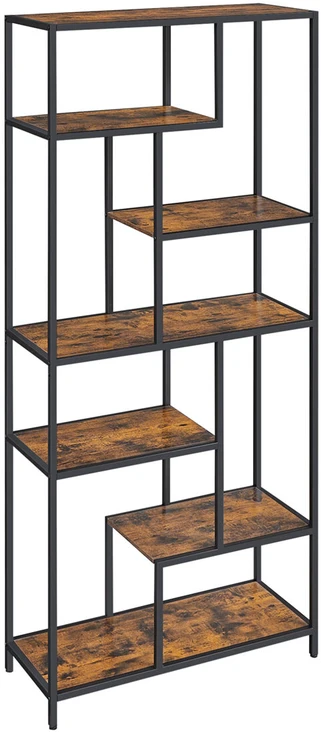 Songmics Vasagle 180 cm aukščio knygų spinta