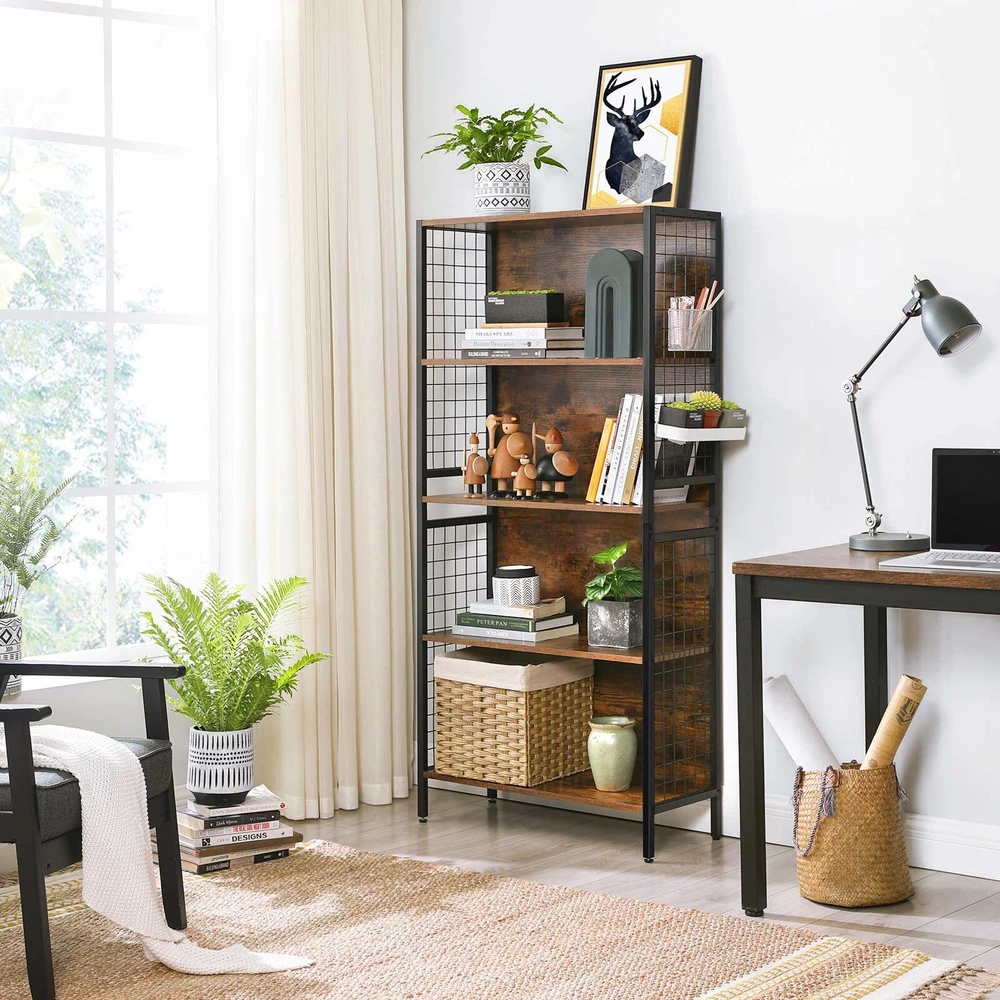 Songmics Vasagle Stovinti lentyna su 4 lentynomis
