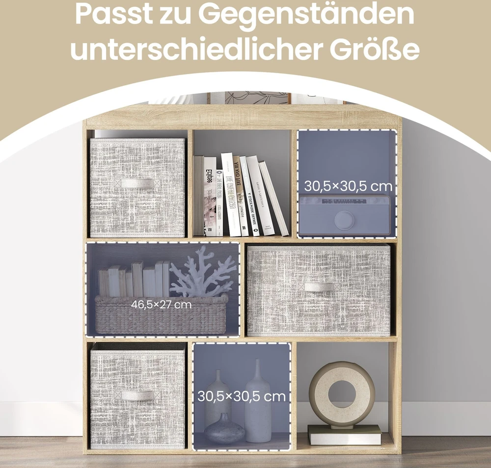 Songmics Knygų lentyna 97,5 x 100 x 30 cm