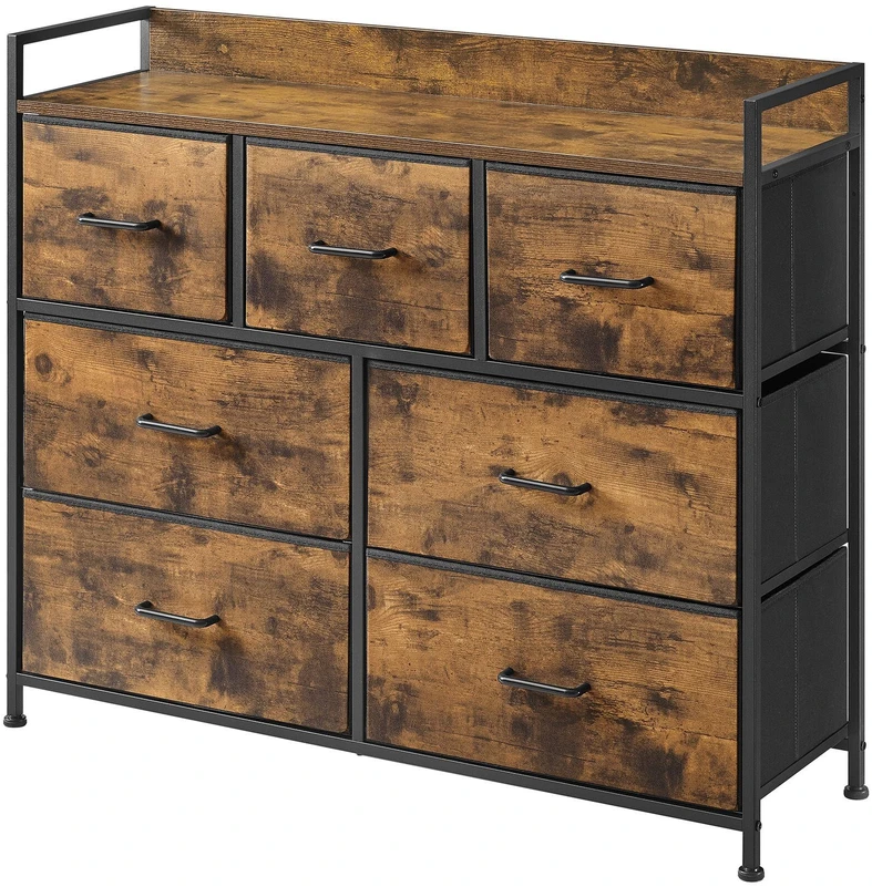 Komoda SONGMICS 7 stalčių 98x28,5x85 cm