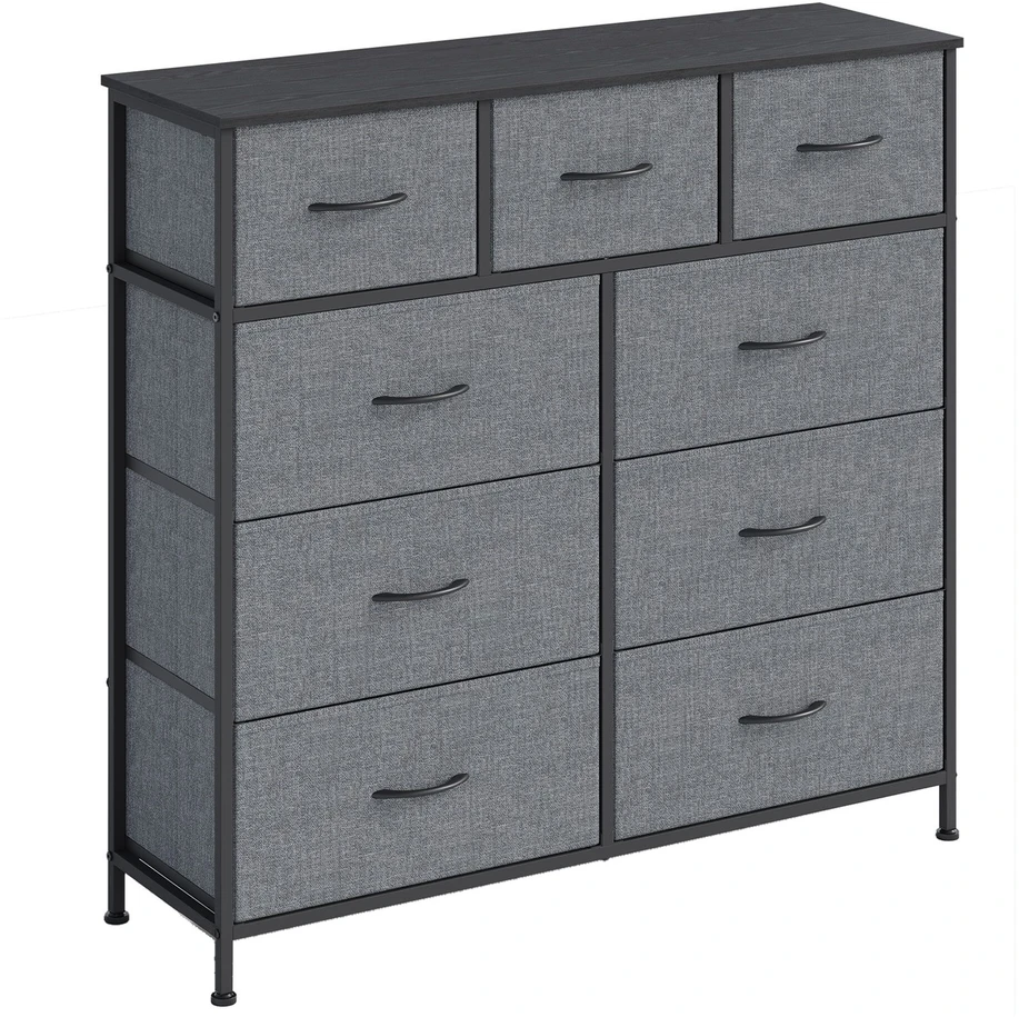 Songmics Komoda 30 x 98.8 x 95.2 cm 9 stalčiai