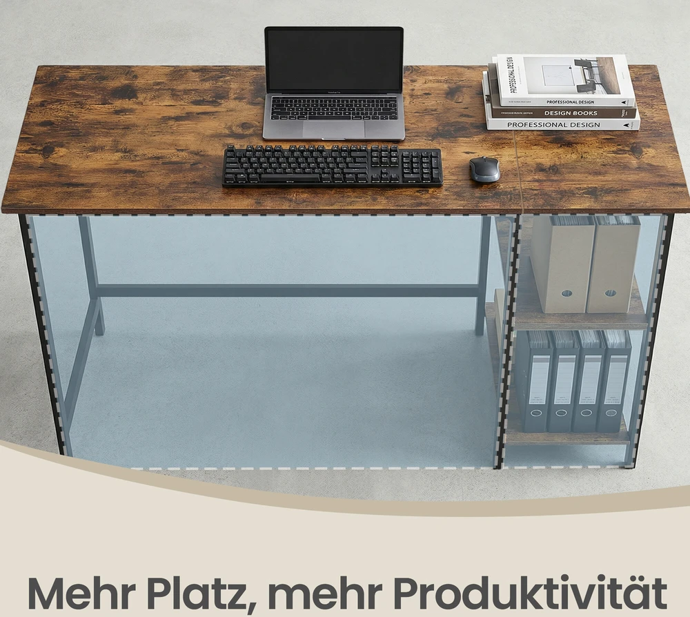Songmics Rašomasis stalas 140 x 60 x 75 cm