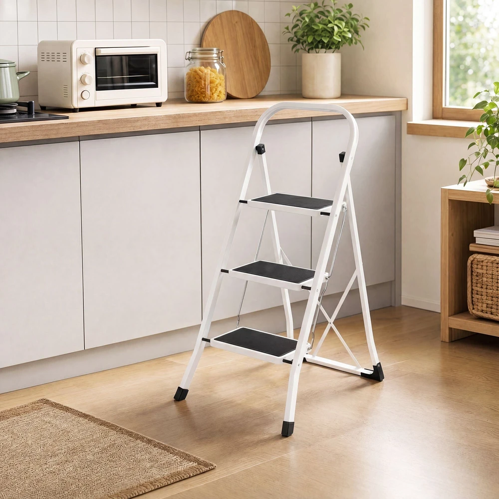 Sulankstomos kopėčios Songmics 150 kg, metalinės