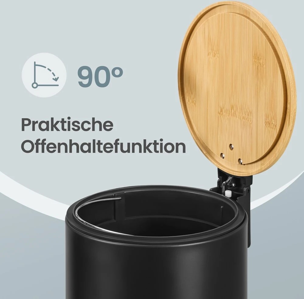 Songmics Šiukšliadėžė 6 l