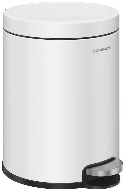 Songmics Šiukšliadėžė 6 l su Softclose dangčiu