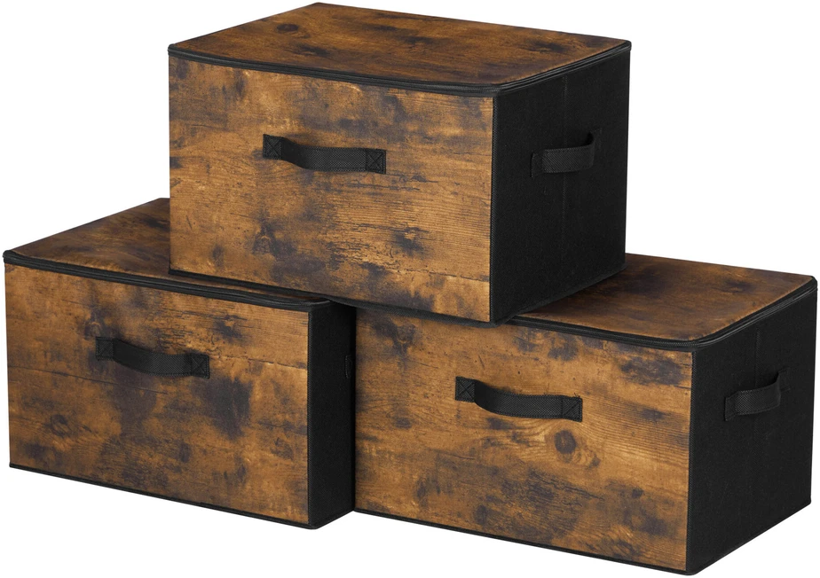 Songmics Daiktadėžės 40 x 30 x 25 cm 3 vnt.