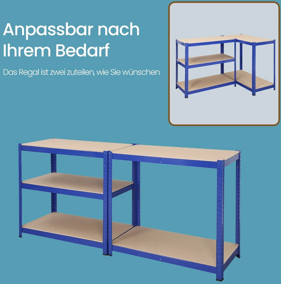 Stelažas SONGMICS 160x80x40 cm, 520 kg