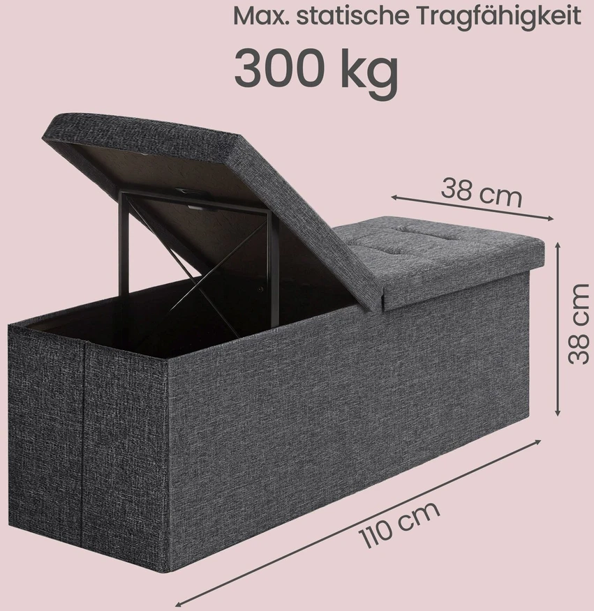 Songmics Pufas 110 x 38 x 38 cm