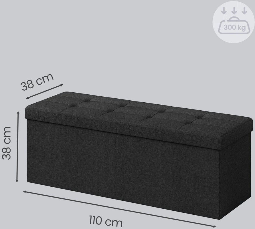 Songmics Pufas 38 x 110 x 38 cm