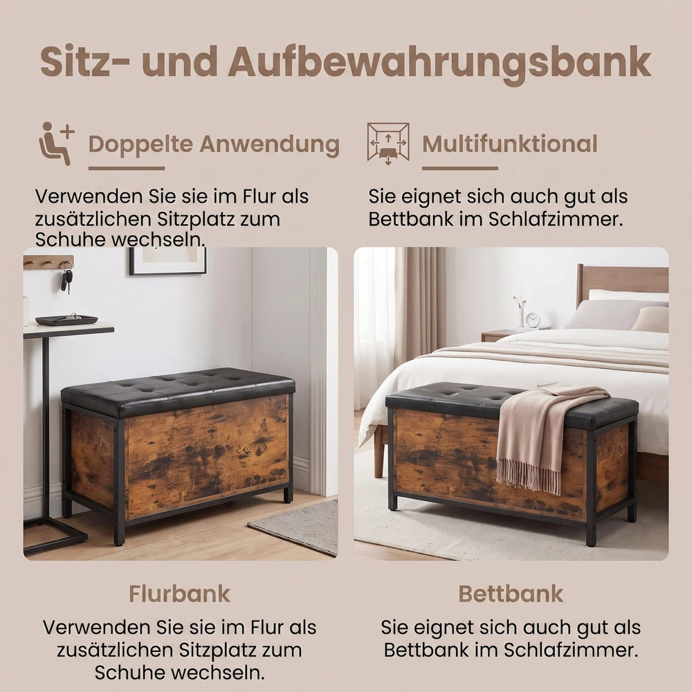 Songmics Pufas VASAGLE 80x40x50 cm