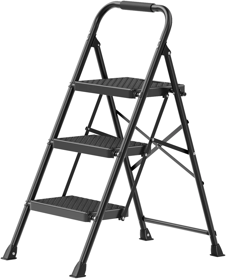 Songmics Kopėčios juoda