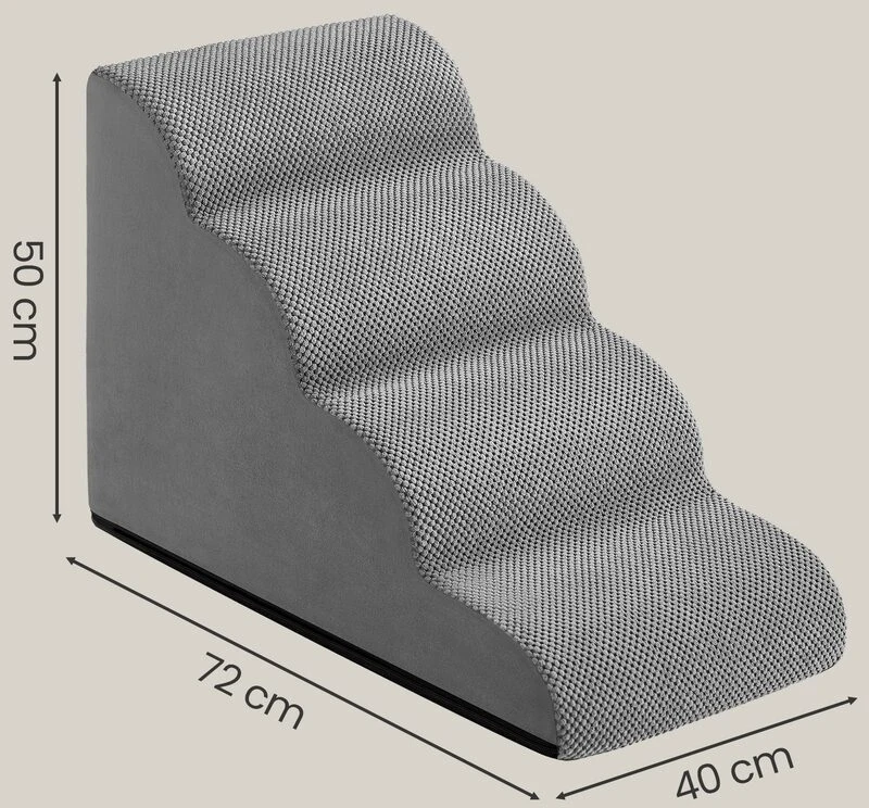 Songmics Šunų laipteliai 72 x 40 x 50 cm