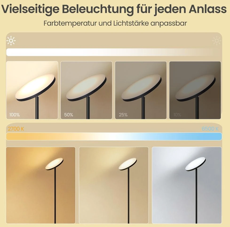 Songmics LED grindinis šviestuvas 30 W