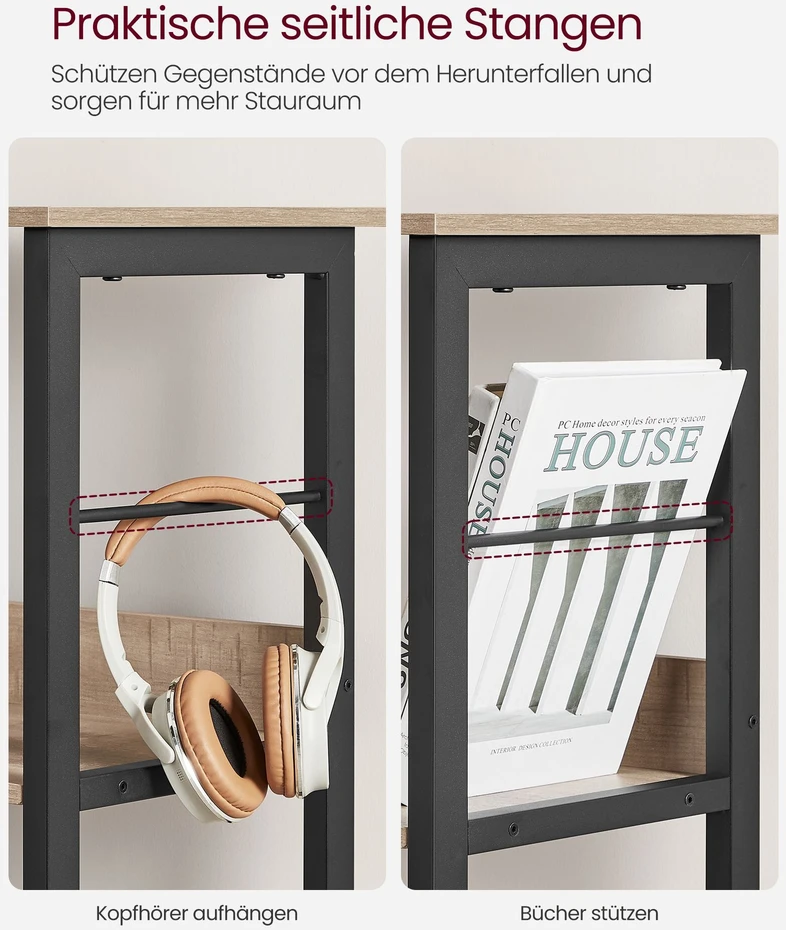 Songmics Vasagle Lentyna su 3 lygiais ir 9 skyriais